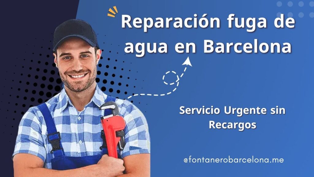 Reparación fuga de agua en Barcelona